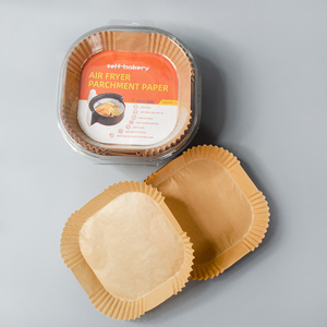 BPA Miễn Phí Chịu Nhiệt Độ Cao Thực Phẩm An Toàn Không Dính Chung Dùng Một Lần Silicone 120Pcs Dùng Một Lần Nồi Chiên Không Khí Giấy 6.3 Inch - Product Image 3