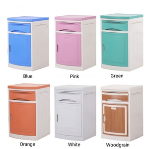Armoire de chevet mobile en plastique ABS bon marché, table de chevet médicale pour hôpital - Product Image 4
