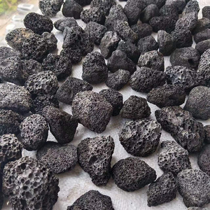 Rocce laviche vulcaniche nere <span class=keywords><strong>piante</strong></span> 100% puri migliori pietre Top Dressing cactus succulente Bonsai No coloranti prodotti chimici ciottoli - Product Image 5
