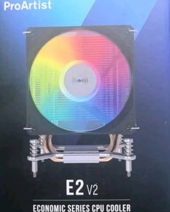 ProArtist E2/E2V2e Radiator Tower Type PC CPU Cooler 92*92*25(mm)1200/1700 Cooling <b>Fan</b> for Gaming PC <b>Computer</b> Case Application P - Product Image 4
