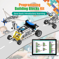 Kit de Bloques de Construcción Programables Inteligentes Tscinbuny AI Explorer con Placa Base ESP32, Más de 400 Piezas y 30 Cursos de Boutique STEM