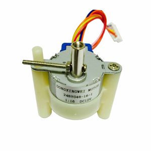 มอเตอร์สเต็ปเปอร์ Dongxingwei รุ่น 24BYG48 12V DC มอเตอร์ขนาดเล็กแบบมีเกียร์ 5 เฟส แม่เหล็กถาวร - Product Image 3