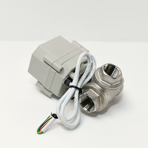 Goedkope Prijs 12V 24V Mini 3 Weg Kogelkraan Gemotoriseerde Gemotoriseerde Klep Rvs 1/<span class=keywords><strong>2</strong></span> DN15 - Product Image 1