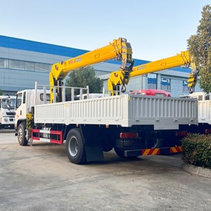 Grue télescopique montée sur camion FAW 4x2 prête à être expédiée, 6,3 tonnes, 8 tonnes, camion avec grue à vendre - Product Image 4