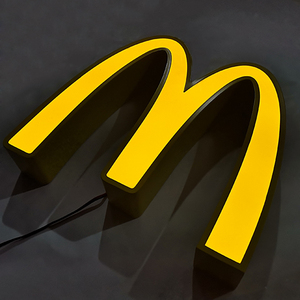 Led al aire libre Frontlit alfabeto inglés tienda logotipos cartelera Metal fabricado letra de canal de tienda - Product Image 1