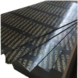 خشب رقائقي للبناء/القوالب من لينيي بسمك 18-21 مم، درجة E0، خالٍ من الفورمالديهايد، بتصميم عصري وسطح مغطى بطبقة سوداء/بنية - Product Image 6