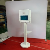 Machine Photobooth Tactile 15,6 pouces avec Imprimante Flash pour Appareils Photo Reflex et Numériques – Idéale pour les Fêtes