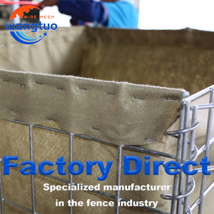 Heavy-Duty Anti-Corrosion Gabion Barrier Fence Defensive Security <strong>Retaining</strong> <strong>Wall</strong> - Product Image 2