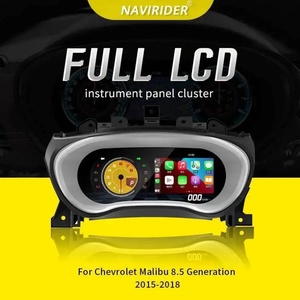 แผงหน้าปัดมาตรวัดความเร็วสำหรับเชฟโรเลต มาลิบู ปี 2015-2018 จอ LCD แผงหน้าปัดดิจิตอล GPS แดชบอร์ดเสมือนจริง มาตรวัดรอบเครื่องยนต์ รองรับ Carplay - Product Image 3