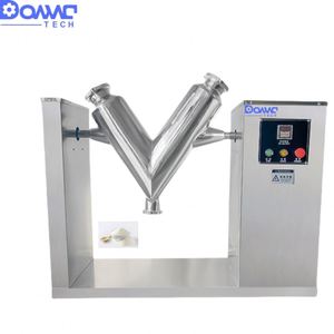 Mélangeur vertical de poudre cosmétique, de graines et d'épices à double bras en V, petite machine de laboratoire pour poudres sèches - Product Image 4