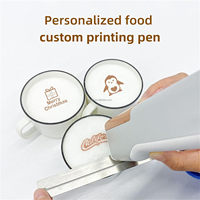 EVEBOT PrintPen Stylo d'imprimante alimentaire Connexion WIFI Imprimante 3D Imprimante numérique à jet d'encre portable pour gâteau café bière Signature