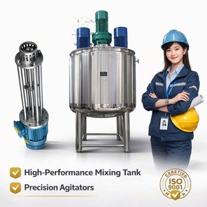 Ace Industrial Wholesale Cream Soap Cosmetic Perfume Tri Shaft Mixing Tank Paint Mixer Machine With Tank Clamp High Speed Mixer - Product Image 2
