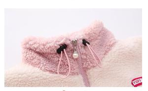 Vêtements pour enfants en gros, veste d'hiver chaude pour bébé fille, manteau en fourrure épaisse à la mode - Product Image 3