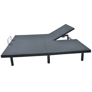 Nhà Máy Bán Buôn Đen Split King Điều Chỉnh Giường Điện Khung Giường Có Thể Điều Chỉnh Với Điều Khiển Từ Xa - Product Image 3