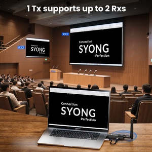 Bộ thu phát video không dây SYONG 200 mét 1TX 2RX dùng cho hội họp, camera gia đình, phát trực tiếp, bộ chia tín hiệu video, bộ chuyển đổi - Product Image 3