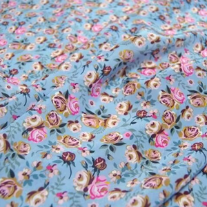 Tela de Crepé de China de Seda 100% Natural, Suave, Colorida, con Estampado de Flores de Lujo, a Bajo Precio, para Vestidos, Camisas, Velos y Cojines para Mujer - Product Image 2