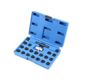 22PC Jeu de démontage de clé de boulon d'écrou de verrouillage de roue antivol pour AUDI pour <span class=keywords><strong>BMW</strong></span> - Product Image 1