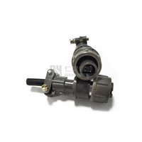 Conector Resistente al Calor Serie 2PM-14, 4 Pines, Macho, Recto, Sin Blindaje, para Aviación, Campos Petroleros e Instrumentos, 2PM14J4QB2