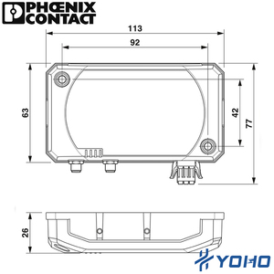 Phoenixcontact 1119246 công nghiệp thông tin liên lạc FL WLAN 2010 Module không dây WLAN điểm truy cập - Product Image 3