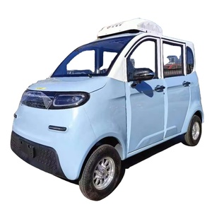 Cheap New Style Automatic Mini EV Lithium Car with LED Lights Sunroof for Adults 4 Seats - Product Image 1