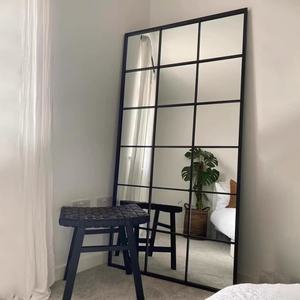 Espejo Decorativo Retro Grande con Marco de Ventana, Hecho a Mano, Moderno, de Metal y Cristal, para Venta al por Mayor - Product Image 1