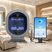 Salon Full Face Scanner Testing Ai Skin Analyzer Machine Scalp Analyzer Handle Desktop Facial Diagnostic Instrument