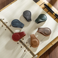 Marcadores Magnéticos de PU, Exquisitos y Creativos, Estilo Artístico Vintage, Marcadores Grabados con Láser, Papelería, Marcadores para Cuadernos