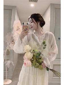 Bordir manik-manik korsase Patch payet Berat kerah V berlian imitasi tulle leher renda applique untuk gaun aksesori pakaian dalam seksi - Product Image 4