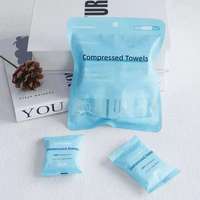 Custom Portable Mini Compressed Cotton Facial Towel Quick-Dry 30*60cm Nonwoven Bath for Hotels & Home for Travel Gifts
