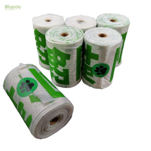 Bolsas Biodegradables para Desechos de Mascotas, Bolsas de Plástico PLA con Impresión en Huecograbado para Uso en Supermercados - Product Image 5
