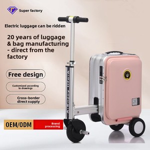 [Certificación 3C] Maleta Scooter con Ruedas Giratorias 2025, Maleta de <span class=keywords><strong>Viaje</strong></span> con Batería de Larga Duración, 20 Pulgadas, Apta para Cabina, TSA - Product Image 1
