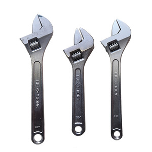 Gong Adjustable Wrench 6 8 10 12 15 18 24 Inch Imperial Alloy Steel Single End Industrial - Product Image 1