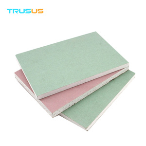 Papan gipsum tahan air tahan api langit-langit <span class=keywords><strong>Drywall</strong></span> dengan sertifikasi CE ISO SGS AZ AUS