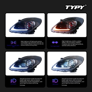 Conjunto de Faros Delanteros TYPY para Nissan Sunny 2011-2013, Modificación con Lentes Láser de 12V, Luces LED de Circulación Diurna y Señales de Giro Dinámicas - Product Image 4