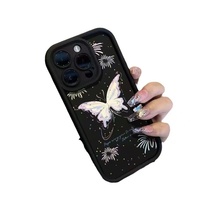 Nouvelle coque de téléphone tendance avec motif papillon, coque arrière antichoc pour iPhone 17 16 15 14 13 12 11 Pro Max Plus
