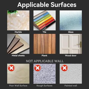 Household Strong Adhesive Stainless Steel Wall <b>Hook</b> for Kitchen Bathroom Wardrobe-Self-Adhesive Durable Traceless Design - Product Image 3