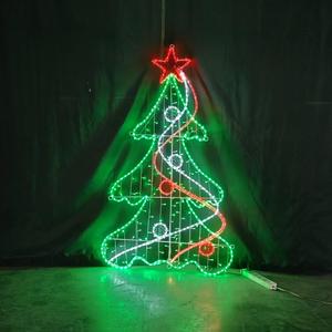 Decorazione Natalizia Commerciale 2D Grande <span class=keywords><strong>per</strong></span> Esterni Impermeabile con Luci LED a Forma <span class=keywords><strong>di</strong></span> <span class=keywords><strong>Albero</strong></span> <span class=keywords><strong>di</strong></span> <span class=keywords><strong>Natale</strong></span> <span class=keywords><strong>per</strong></span> Strade, Parchi e Festività - Product Image 1