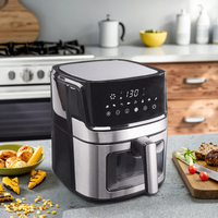 Friteuse à Air Intelligente CKD SKD CBU 6.5L Pièces Détachées Four Électrique de Cuisine Domestique Cuisson Rapide Sans Huile en Acier Inoxydable