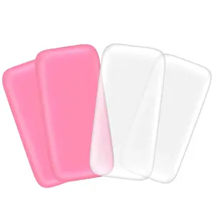 Pink Reusable Silicone False Eyelash Holder Pads for Eyelash Extensions Loose Lash