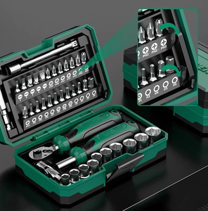 Juego de 40 Puntas de Destornillador de Seguridad Multiusos, Acero al Cromo Vanadio, Surtido Universal con Estuche de Almacenamiento para Bricolaje en el Hogar - Product Image 1
