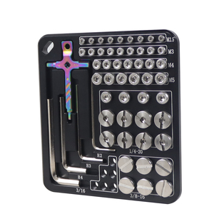 Kit complet de 6 vis de montage pour cages de caméra Poignée supérieure ARRI Rosette Plaque à <span class=keywords><strong>fromage</strong></span> 1/4 "3/8" M2.5 M3 M4 M5 Vis - Product Image 2