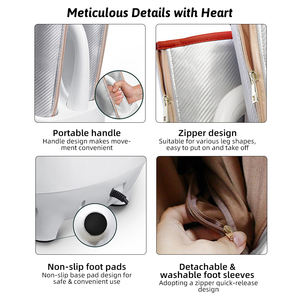 Электрический массажер для ног с компрессионным воздействием, шиацу, инфракрасным прогревом, роликовым и разминающим воздействием. Категория: Массажер для ног. - Product Image 3