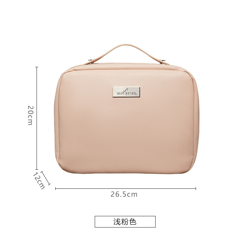 Neceser con carcasa de PU - rosa claro