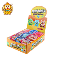 Vente en gros bonbons personnalisés monstre presser confiture aigre bonbon liquide fruité