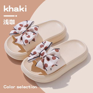 Chaussures d'été mignonnes pour petites filles, style princesse, avec nœuds décoratifs, tendance mode coréenne, pour l'extérieur et l'intérieur - Product Image 4