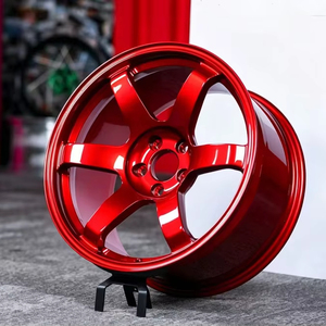 Glanzend rode diepe concave gesmede lichtmetalen velgen <span class=keywords><strong>16</strong></span> 17 19 19 20 inch monoblock racevelgen voor personenauto's - Product Image 4
