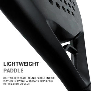 Raquettes de padel tactiques personnalisées en gros, raquettes de tennis de plage professionnelles en fibre de carbone et fibre de verre 3K 12K 18K - Product Image 4