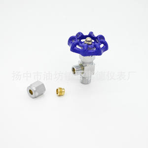 Vannes à aiguille en laiton à compression simple, vente en gros d'usine, R1/4-6, angle de 90 degrés, produit de haute qualité - Product Image 3