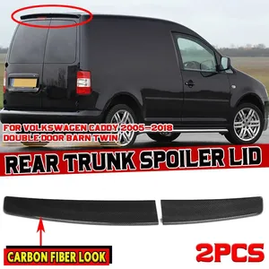 2x Spoiler de coffre arrière style Sportline pour Volkswagen VW Caddy 2005-2018, double porte, spoiler arrière à double aile - Product Image 1