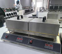 Pembuat Pancake Souffle Digital Listrik Komersial Baru 110V/220V Papan Tunggal Ganda 1 Dek 2 Loyang Buatan Cina